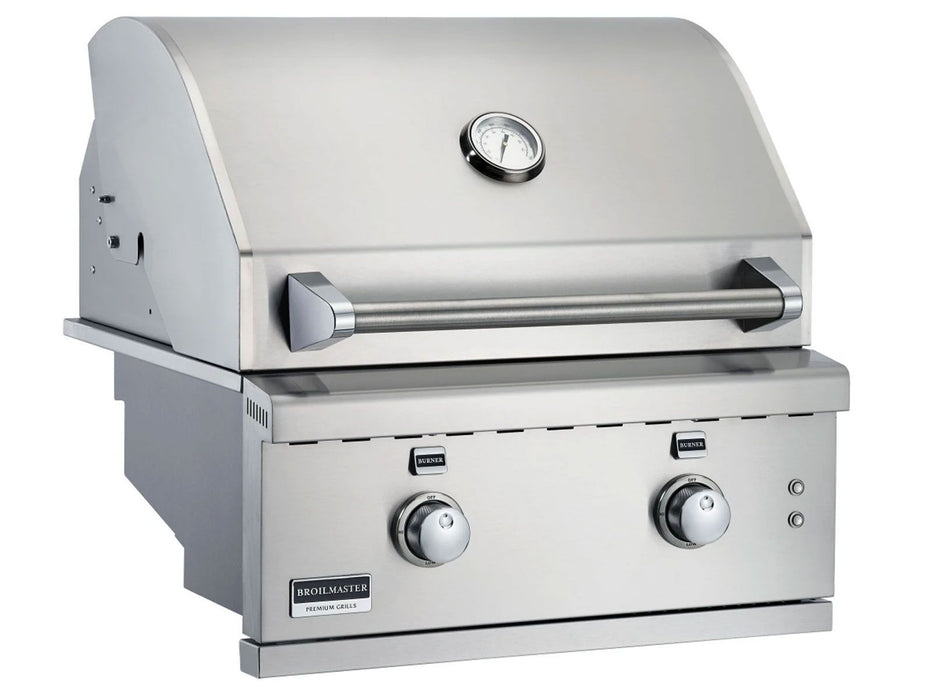Broilmaster 26" 2-Burner Built-In Stainless Steel Natural Gas Grill - BSG262N