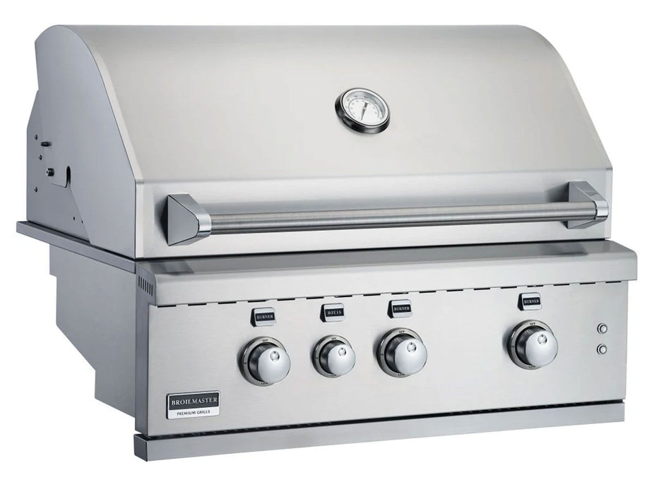 Broilmaster 34" 3-Burner Built-In Stainless Steel Natural Gas Grill - BSG343N