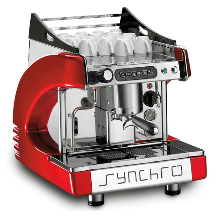 Rosito Bisani SYNCHRO 1 GROUP 18 Inch Espresso Cappuccino Machine electric with programmable dosing