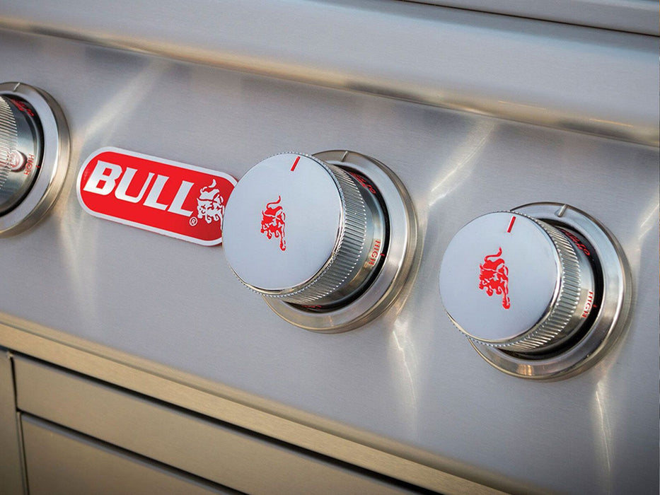 Bull Diablo 46-Inch 6-Burner Built-In Gas Grill With Rear Infrared Burner & Rotisserie Kit