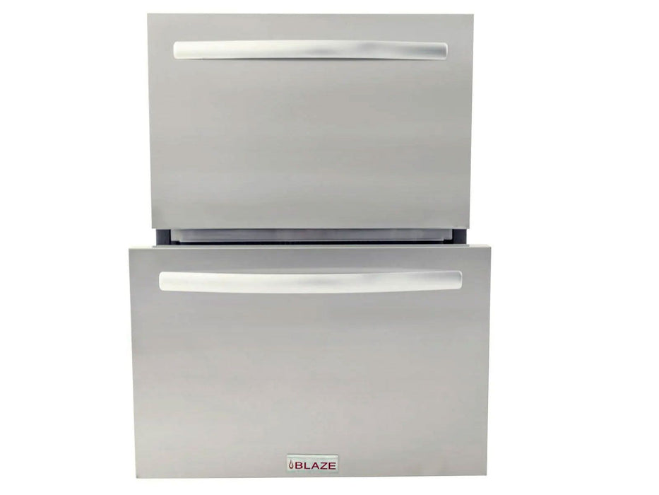 Blaze 23.5-Inch 5.1 Cu. Ft. Outdoor Rated Stainless Steel Double Drawer Refrigerator