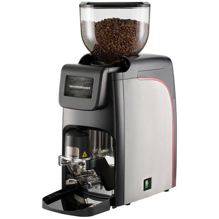 Faema GROUNDBREAKER AUTOTAMPER, Automatic Espresso Grinder w/ Auto Tamper, 3.53 Lb Hopper