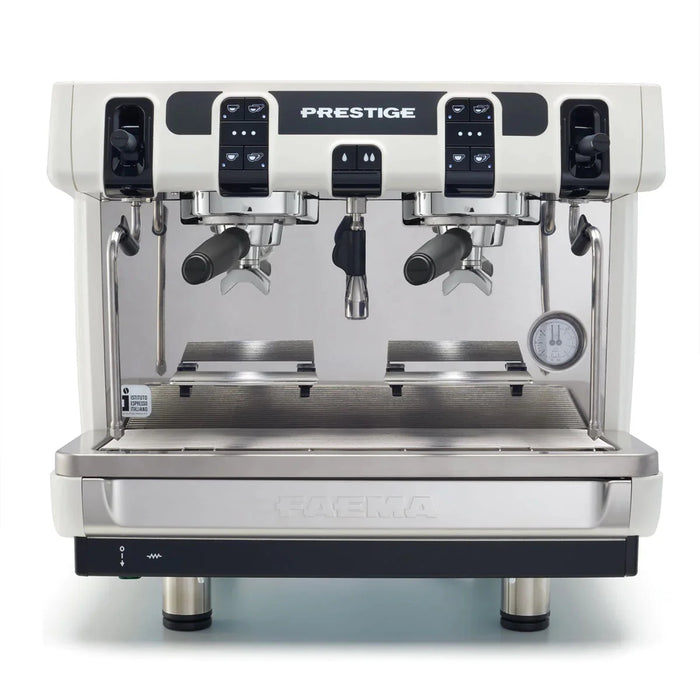 Faema Prestige 2 Group Compact Volumetric Tall Cup Espresso Machine