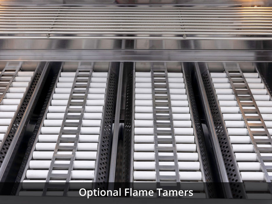Blaze Premium LTE+ 40-Inch 5-Burner Built-In Gas Grill With Rear Infrared Burner & Lift-Assist Hood