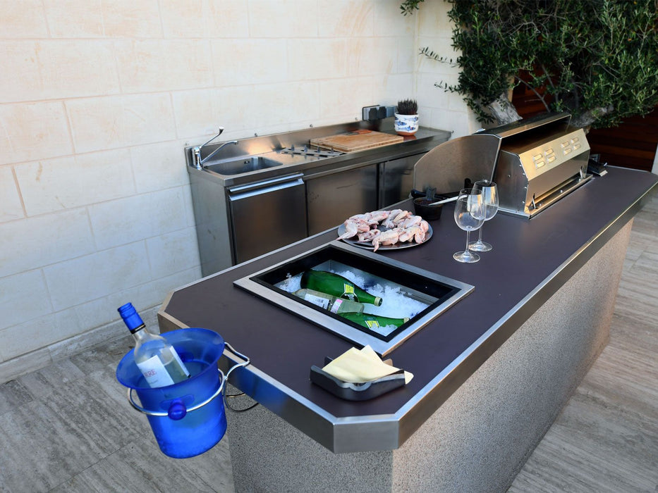Bull 16-Inch Stainless Steel Built-In Outdoor Ice Chest