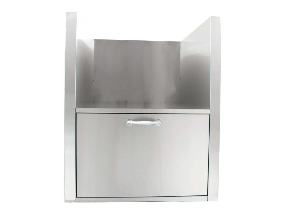 Blaze Built-In 34-Inch Kamado Sleeve With Drawer and LED Lighting