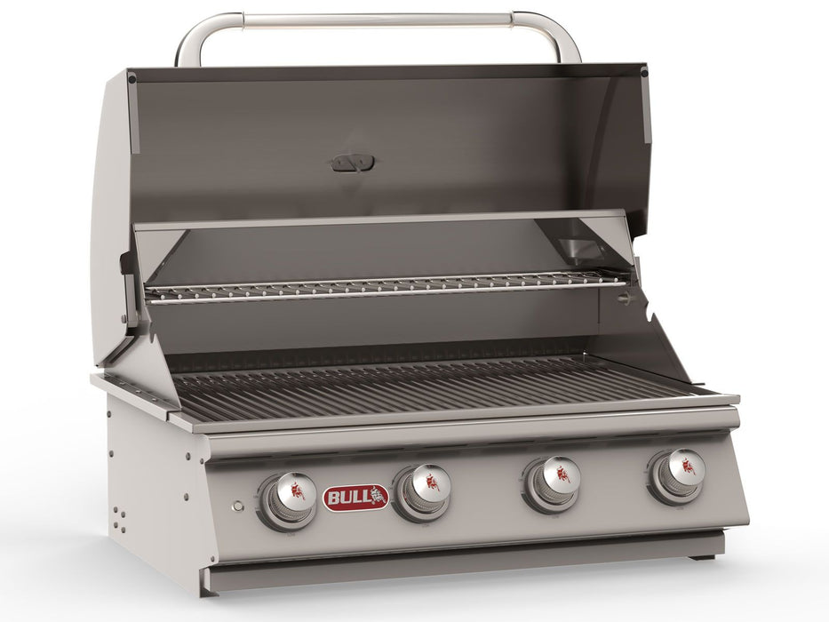 Bull Lonestar Select 30-Inch 4-Burner Built-In Gas Grill with Lights