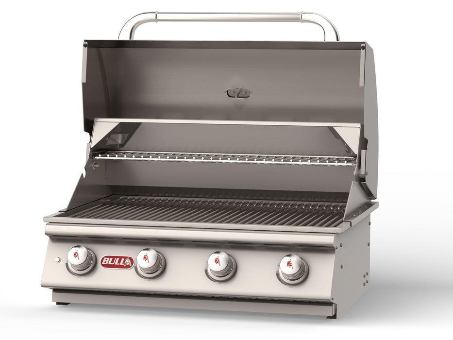 Bull Lonestar Select 30-Inch 4-Burner Built-In Gas Grill with Lights