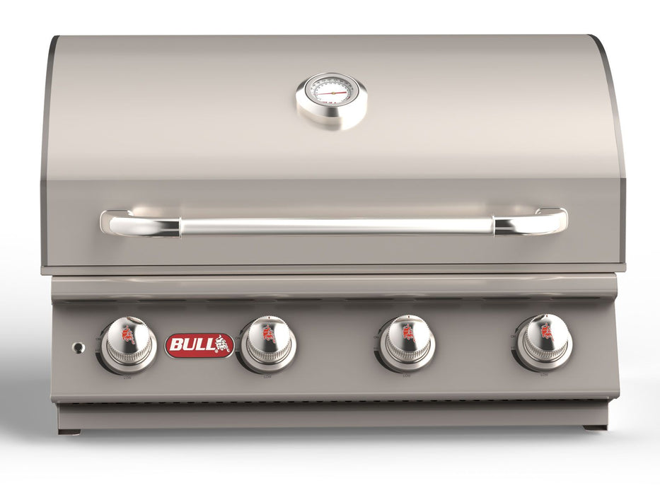 Bull Lonestar Select 30-Inch 4-Burner Built-In Gas Grill with Lights