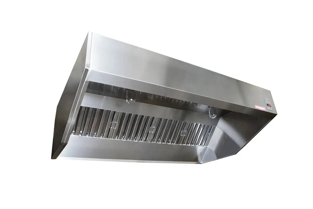 CaptiveAire  12ft SND-2 Series Stainless Steel Sloped Wall Canopy Hood (4212SND-2 - 12)