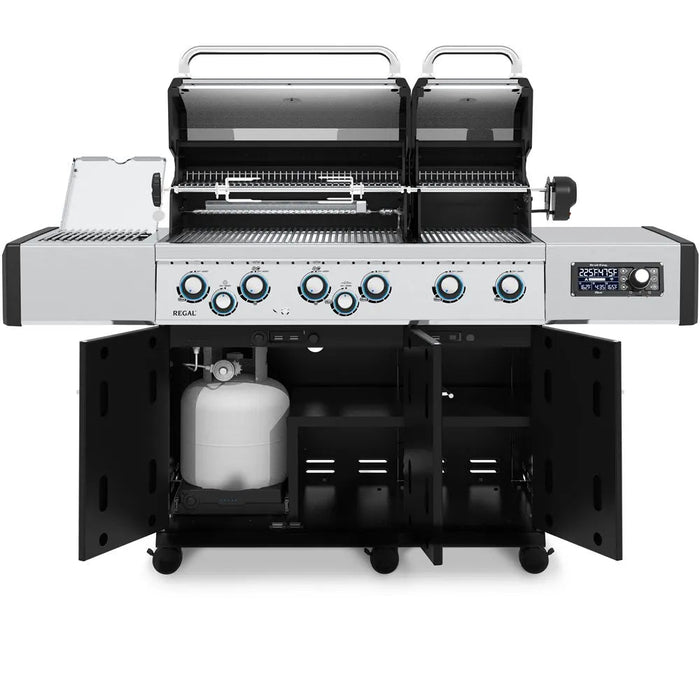 Broil King Regal Q 690 Pro IR 6 Burner Propane Grill - Black - 689244