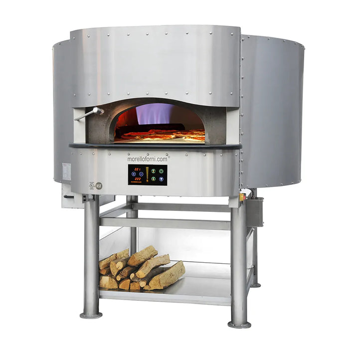 Rosito Bisani PG150 59 Inch Inside Cooking Diameter Gas Fired Pizza Oven 120000 BTU
