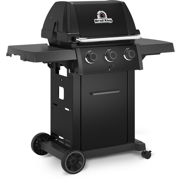Broil King 320 Shadow 52 Inch Natural Gas Grill with 500 sq Inch Cooking Surface, 3 Burners, Cast Iron Cooking Grids, Flav-R- Wave Cooking System and Cookbox Included