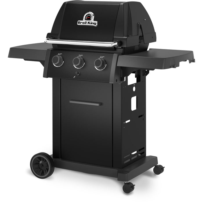 Broil King 320 Shadow 52 Inch Natural Gas Grill with 500 sq Inch Cooking Surface, 3 Burners, Cast Iron Cooking Grids, Flav-R- Wave Cooking System and Cookbox Included
