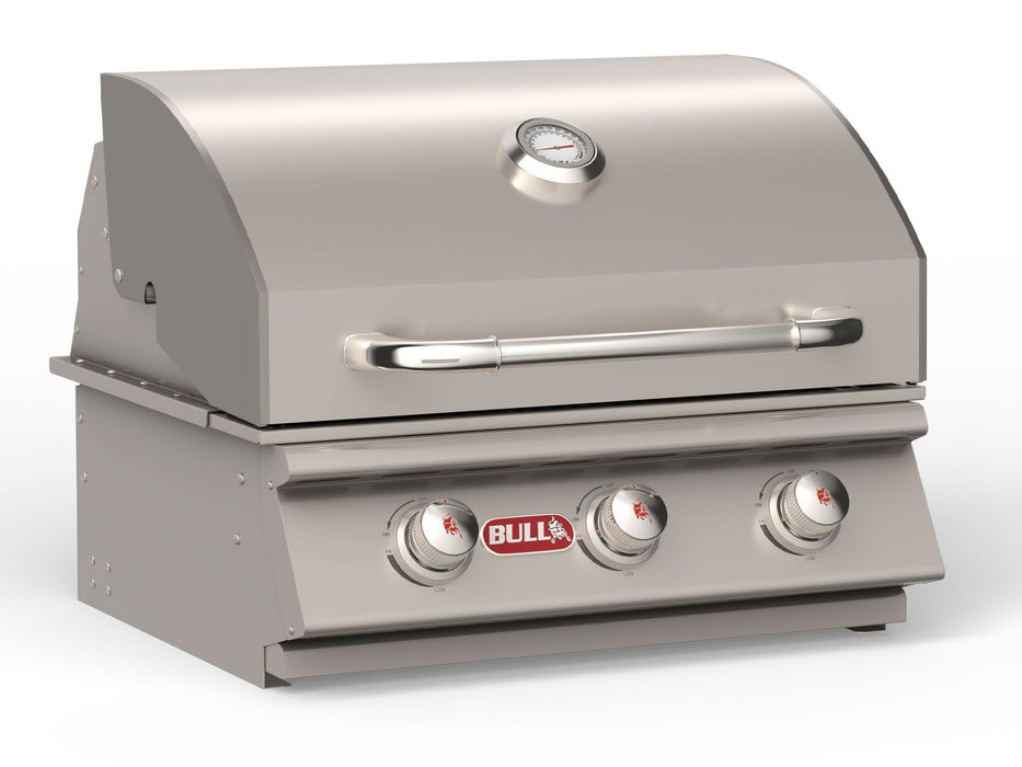 Bull Steer Premium 25-Inch 3-Burner Built-In Gas Grill