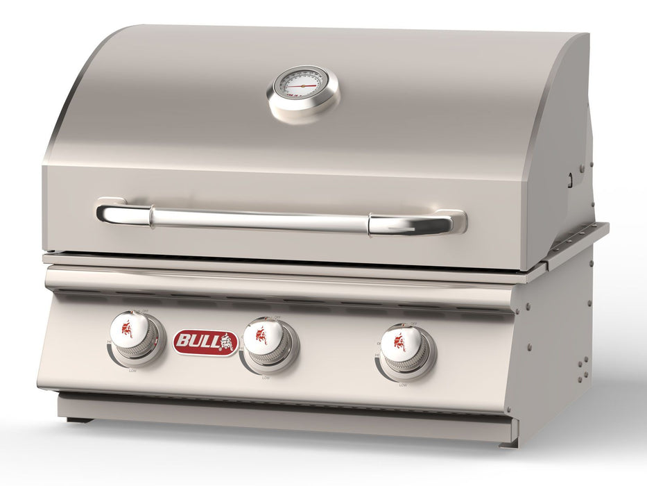 Bull Steer Premium 25-Inch 3-Burner Built-In Gas Grill