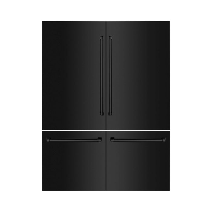 ZLINE 60" Refrigerator Panels in Black Stainless Steel for a 60" Built-in Refrigerator (RPBIV-BS-60)