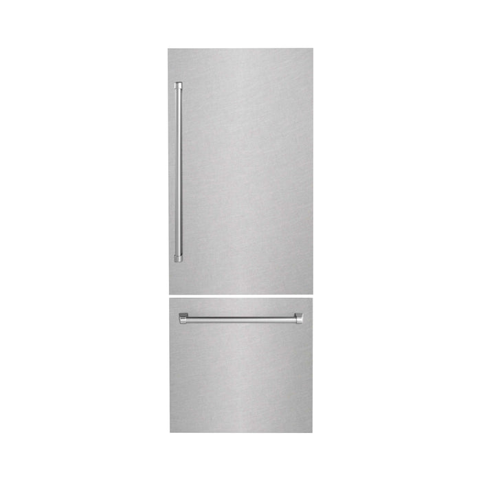 ZLINE 30" Refrigerator Panels in Fingerprint Resistant Stainless Steel for a 30" Built-in Refrigerator (RPBIV-SN-30)