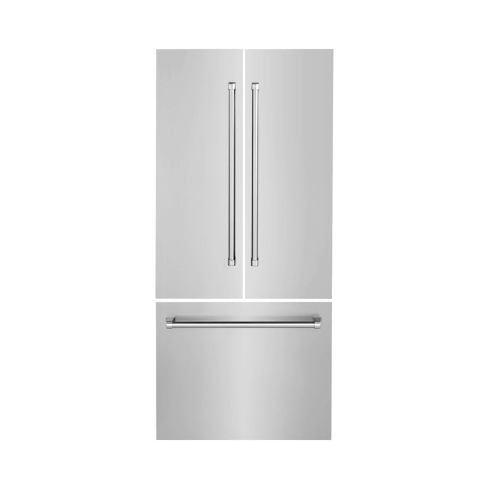 ZLINE 36" Refrigerator Panels in Stainless Steel for a 36" Built-in Refrigerator (RPBIV-304-36)