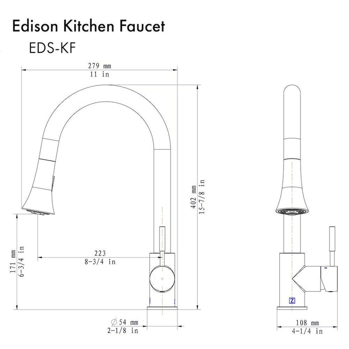 ZLINE Edison Kitchen Faucet (EDS-KF)