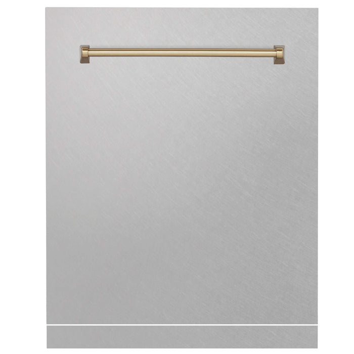 ZLINE Autograph Edition 24 in. Monument Dishwasher Panel with Champagne Bronze Handle in Color Options (DPMTZ-24-CB)