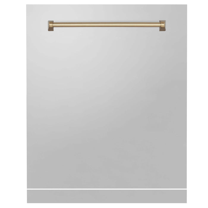 ZLINE Autograph Edition 24 in. Monument Dishwasher Panel with Champagne Bronze Handle in Color Options (DPMTZ-24-CB)