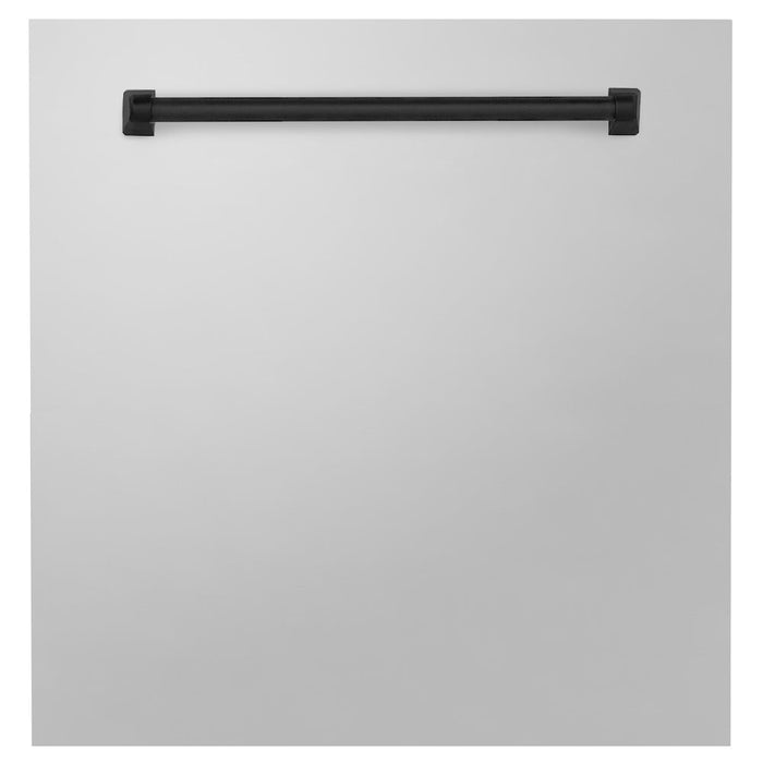 ZLINE Autograph Edition 24 in. Monument Dishwasher Panel with Matte Black Handle (DPMTZ-24-MB)