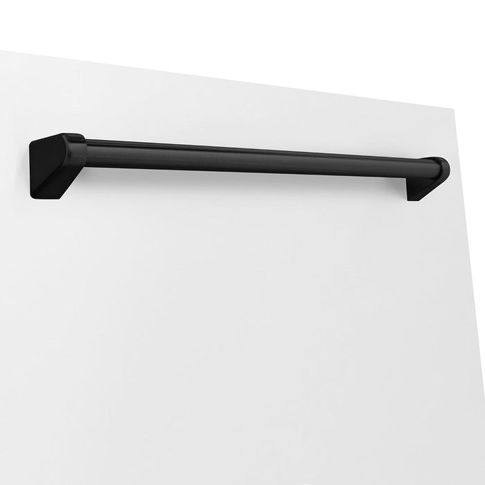 ZLINE Autograph Edition 24 in. Tallac Dishwasher Panel in White Matte with Accented Handle (DPVZ-WM-24)