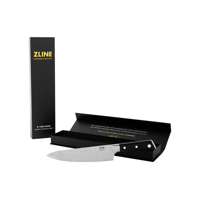 ZLINE 8 in. Professional Damascus Steel Chef’s Knife (KCKT-JD)