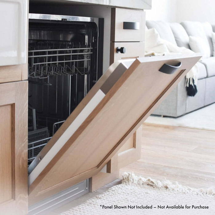 ZLINE 18 in. Compact Panel Ready Top Control Built-In Dishwasher with Stainless Steel Tub, 52dBa (DW7714-18)