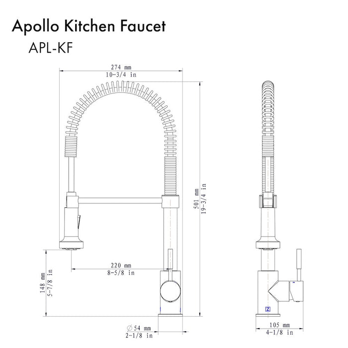 ZLINE Apollo Kitchen Faucet (APL-KF)