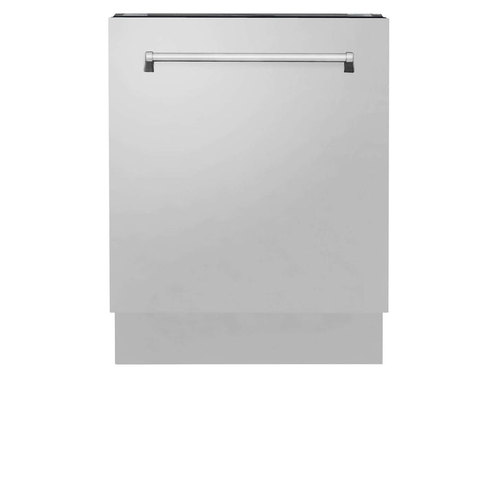 ZLINE 30 in. Kitchen Package with Stainless Steel Gas Range, Convertible Vent Range Hood and Tall Tub Dishwasher