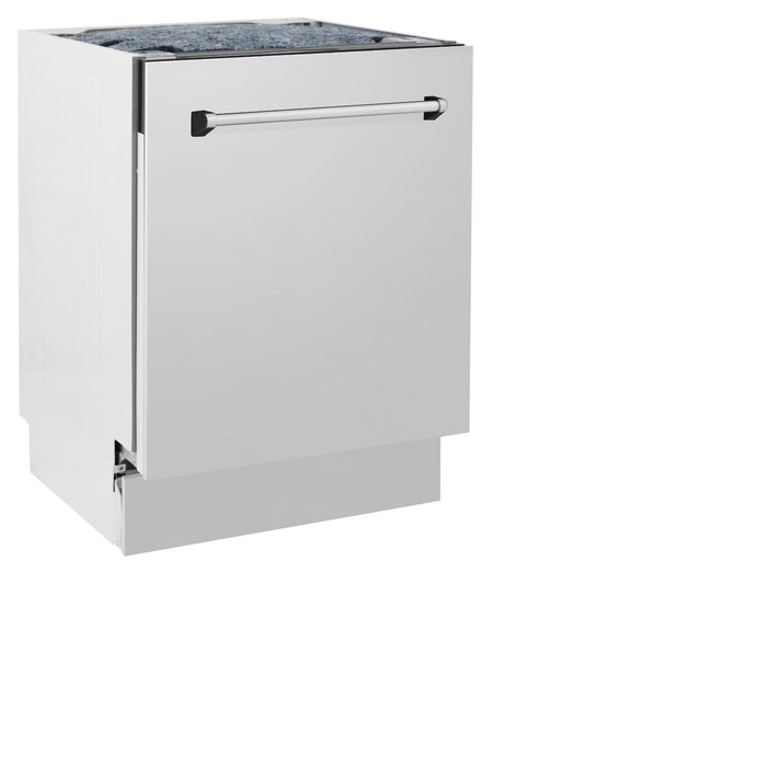 ZLINE 36 in. Kitchen Package with Stainless Steel Gas Range, Convertible Vent Range Hood and Tall Tub Dishwasher