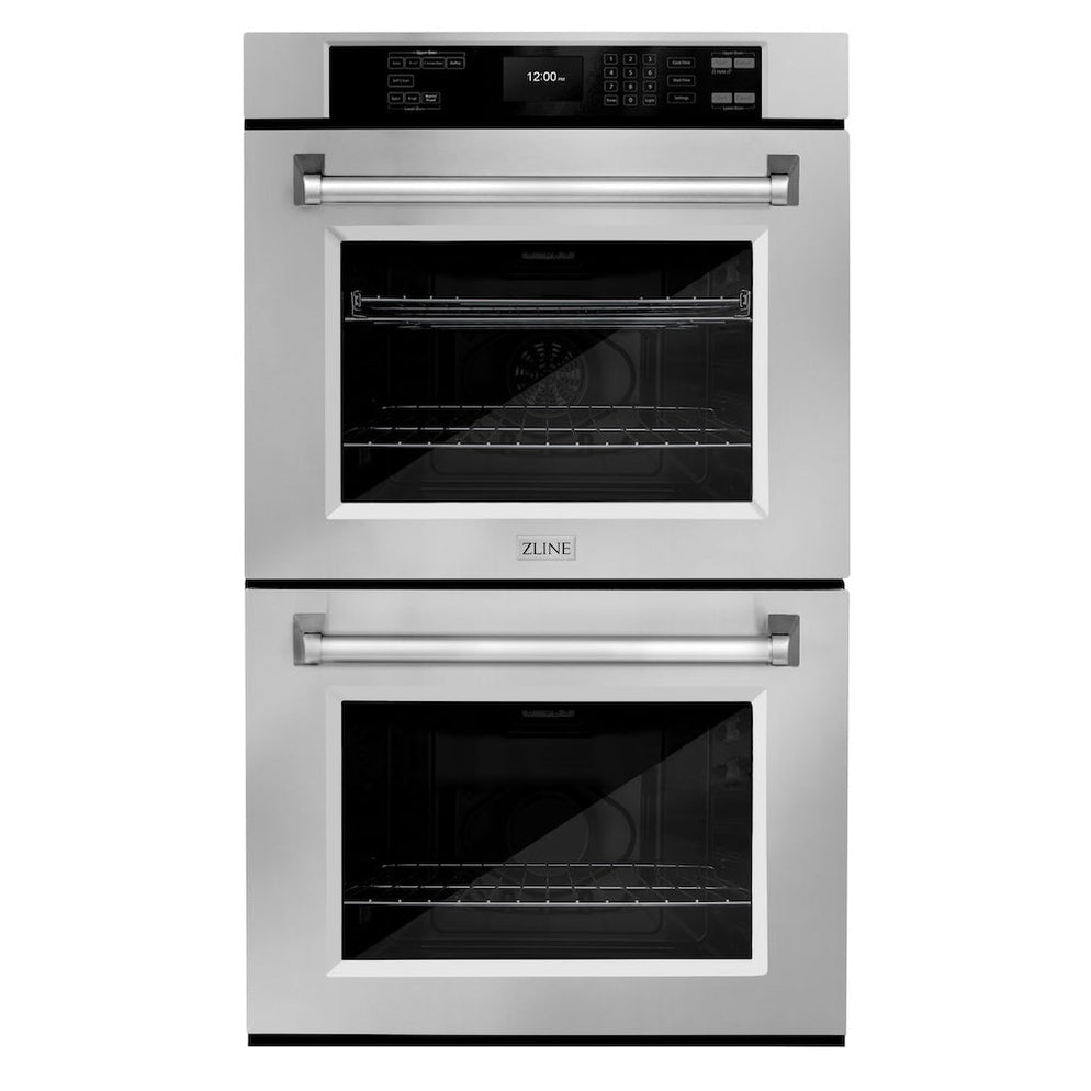 ZLINE 30 in. Professional True Convection Double Wall Oven with Air Fr ...