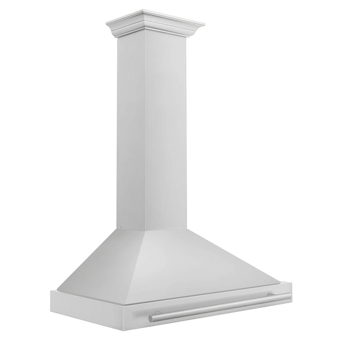 ZLINE 36 in. Convertible Stainless Steel Range Hood with Stainless Steel Handle and Color Options (KB4STX-36)