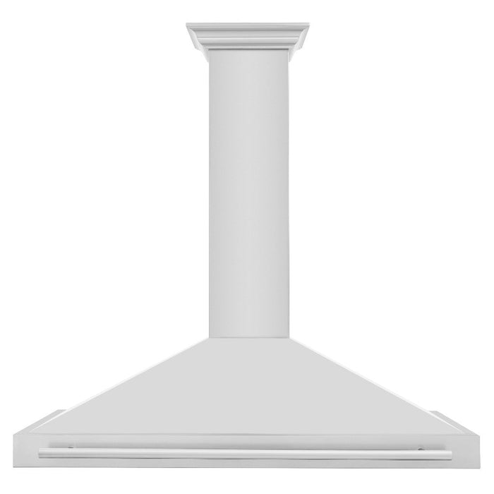 ZLINE 48 in. Convertible Stainless Steel Range Hood with Stainless Steel Handle and Colored Shell Options (KB4STX-48)