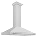 ZLINE 48 in. Convertible Stainless Steel Range Hood with Stainless Steel Handle and Colored Shell Options (KB4STX-48)