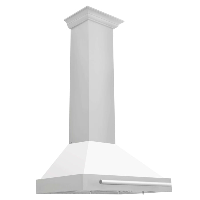 ZLINE 30 in. Convertible Stainless Steel Range Hood with Stainless Steel Handle and Colored Shell Options (KB4STX-30)