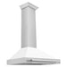 ZLINE 48 in. Convertible Stainless Steel Range Hood with Stainless Steel Handle and Colored Shell Options (KB4STX-48)