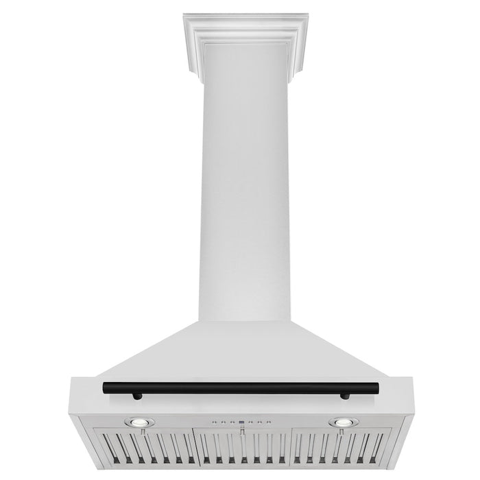 ZLINE Autograph Edition 30 in. Convertible Stainless Steel Range Hood with Stainless Steel Shell and Accents (KB4STZ-30)