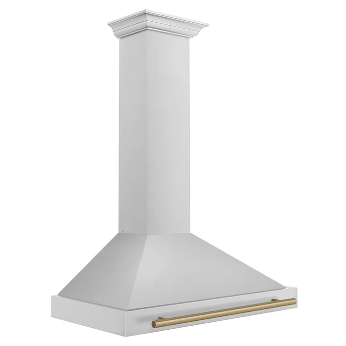 ZLINE Autograph Edition 36 in. Convertible Stainless Steel Range Hood with Stainless Steel Shell and Accents (KB4STZ-36)