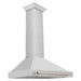 ZLINE Autograph Edition 36 in. Convertible Stainless Steel Range Hood with Stainless Steel Shell and Accents (KB4STZ-36)