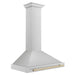 ZLINE Autograph Edition 36 in. Convertible Stainless Steel Range Hood with Stainless Steel Shell and Accents (KB4STZ-36)