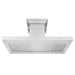 ZLINE Island Mount Range Hood in Stainless Steel with Built-in ZLINE CrownSound Bluetooth Speakers (KE2iCRN-BT)