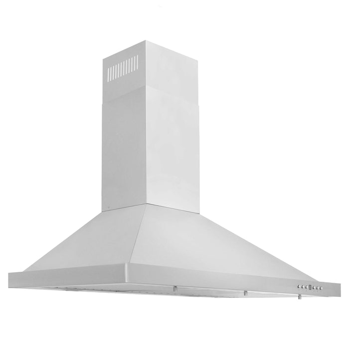 ZLINE 30 in. Recirculating Wall Mount Range Hood with Charcoal Filters in Stainless Steel (KB-CF-30)