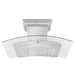 ZLINE Ducted Vent Wall Mount Range Hood in Stainless Steel and Glass with Built-in CrownSound Bluetooth Speakers (KN4CRN-BT)