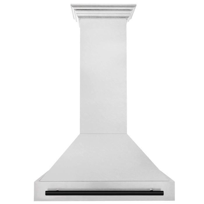 ZLINE 36 in. Autograph Edition Fingerprint Resistant Stainless Steel Range Hood with Accent Handle (8654SNZ-36)