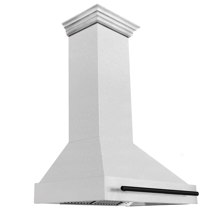 ZLINE 36 in. Autograph Edition Fingerprint Resistant Stainless Steel Range Hood with Accent Handle (8654SNZ-36)