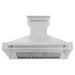 ZLINE 48 in. Stainless Steel Range Hood with Stainless Steel Handle (8654STX-48)