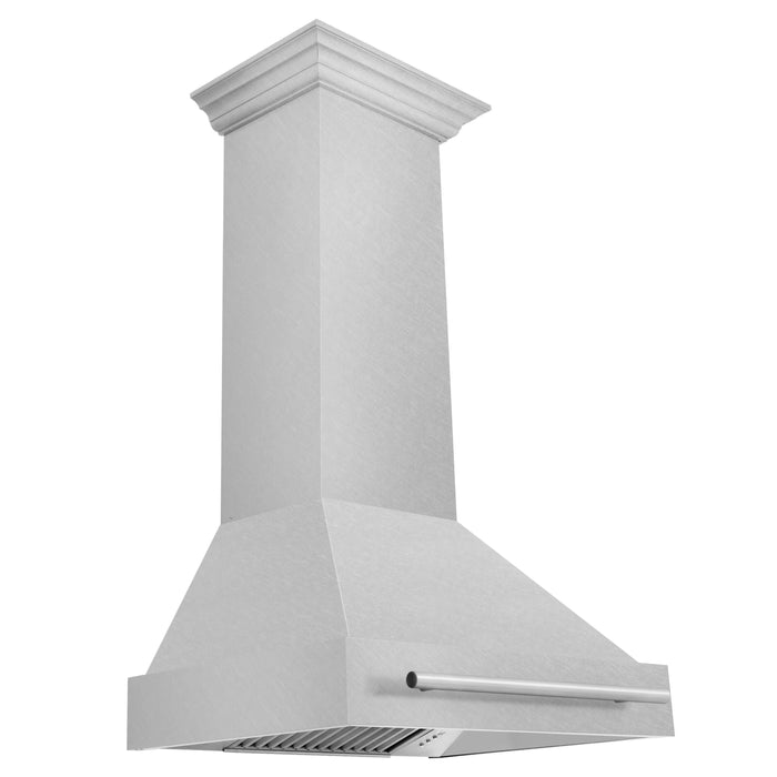 ZLINE 30 in. Fingerprint Resistant Stainless Steel Range Hood with Color Shell Options (8654SNX-30)